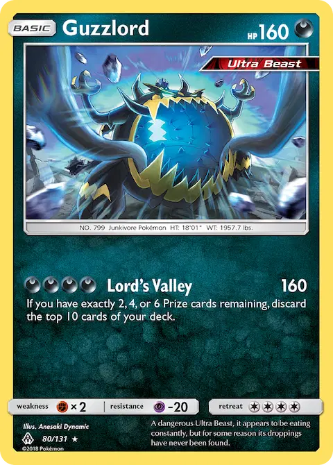 Guzzlord, Forbidden Light 80/131