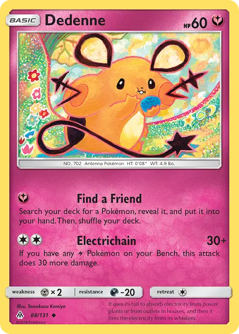 Dedenne, Forbidden Light 88/131