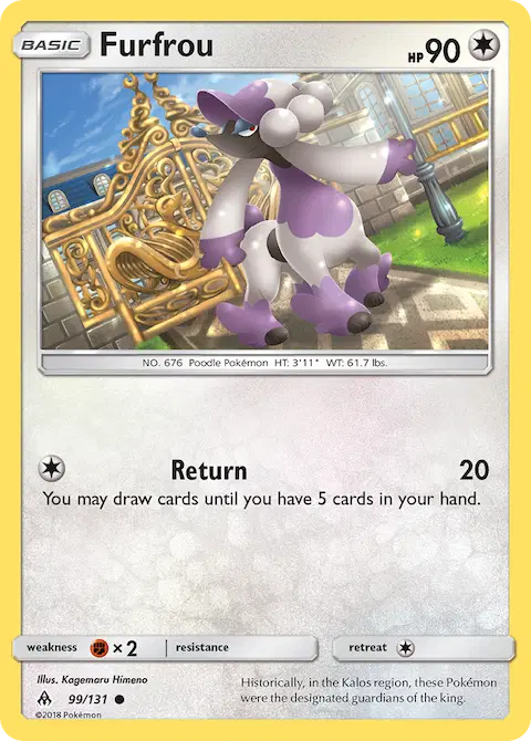 Furfrou, Forbidden Light 99/131