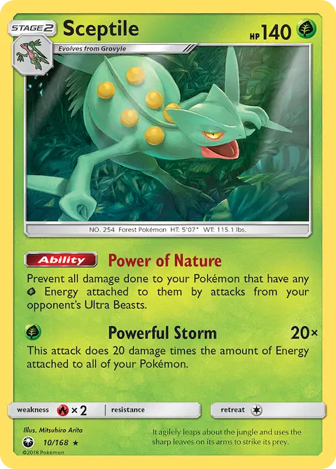 Sceptile, Celestial Storm 10/168