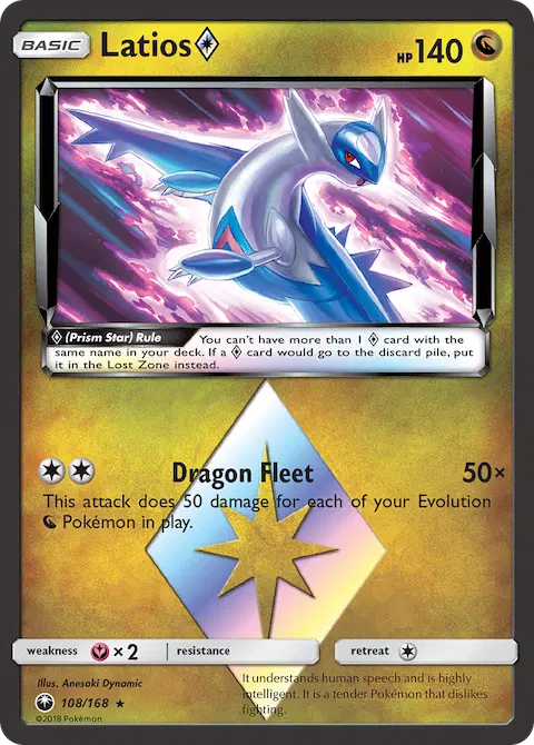 Latios ◇, Celestial Storm 108/168