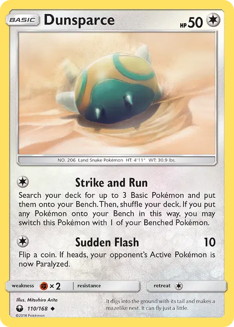 Dunsparce, Celestial Storm 110/168