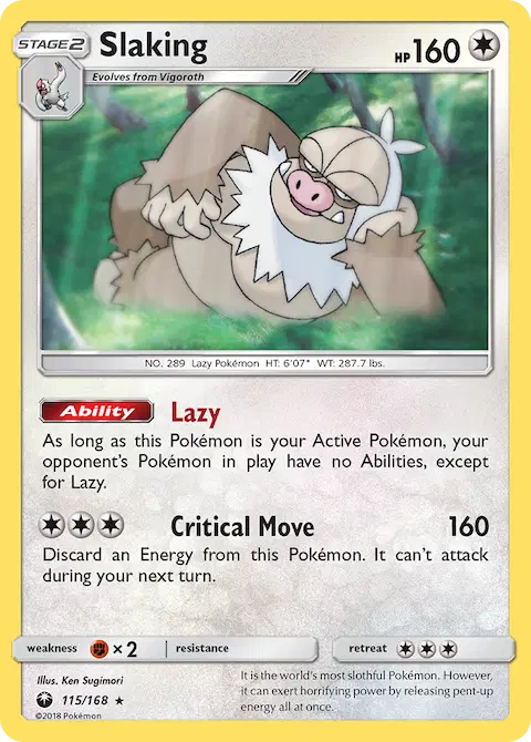 Slaking, Celestial Storm 115/168