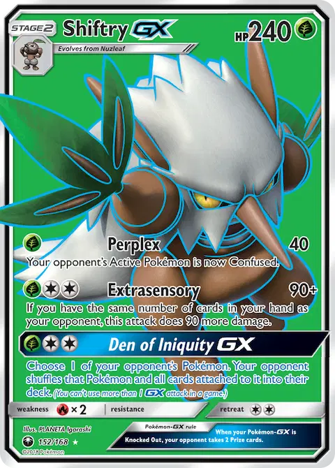 Shiftry GX, Celestial Storm 152/168