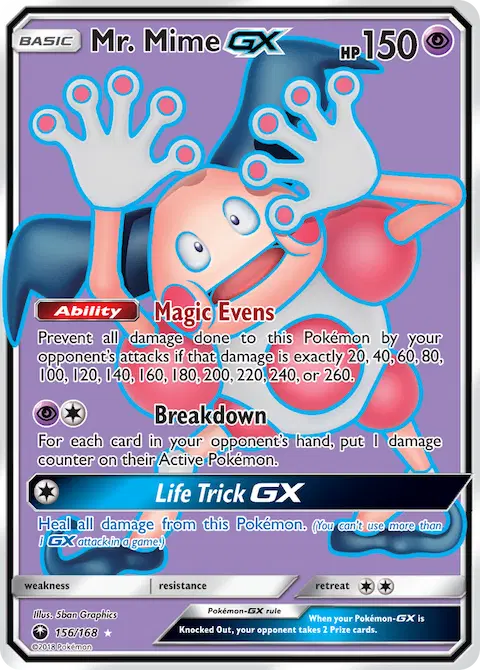 Mr. Mime GX, Celestial Storm 156/168