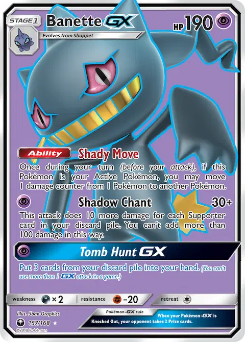 Banette GX, Celestial Storm 157/168