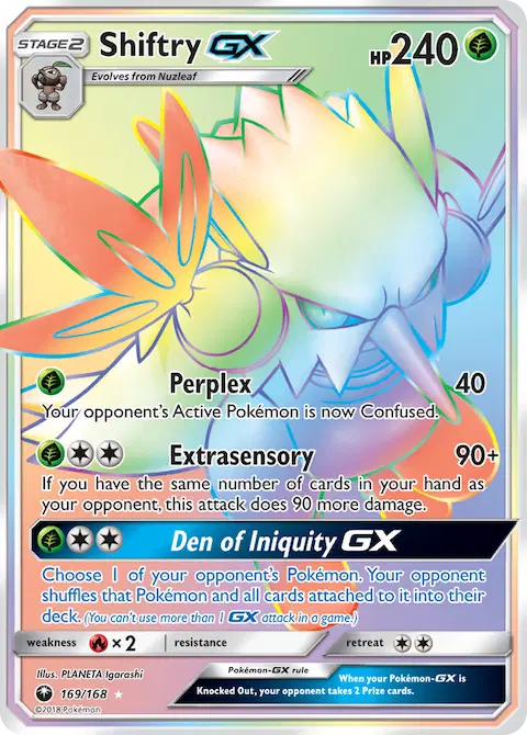 Shiftry GX, Celestial Storm 169/168