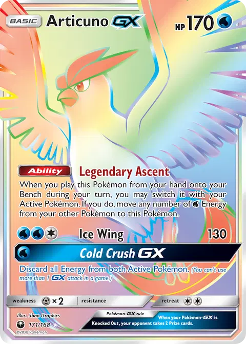 Articuno GX, Celestial Storm 171/168