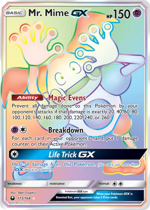 Mr. Mime GX, Celestial Storm 173/168