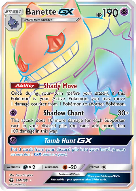 Banette GX, Celestial Storm 174/168