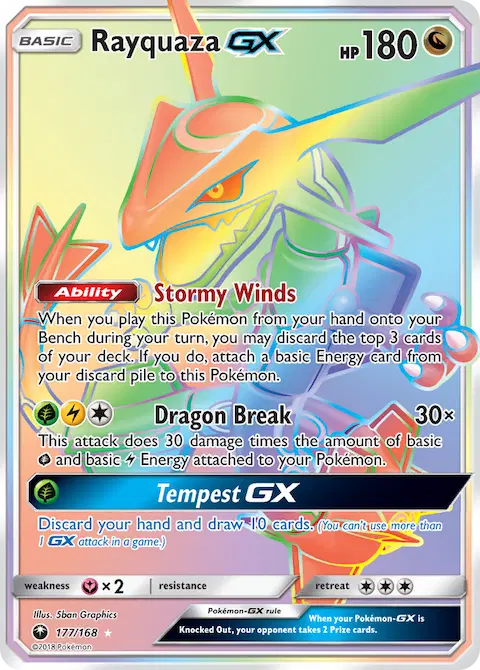 Rayquaza GX, Celestial Storm 177/168