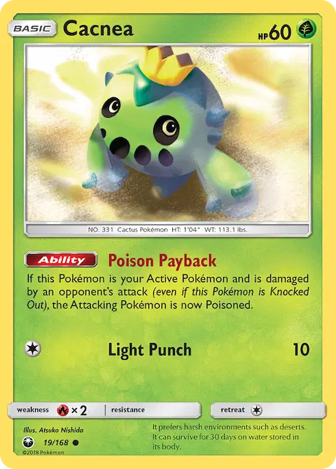 Cacnea, Celestial Storm 19/168