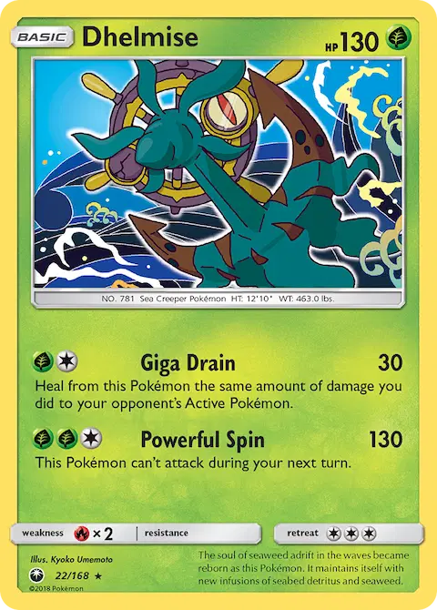 Dhelmise, Celestial Storm 22/168