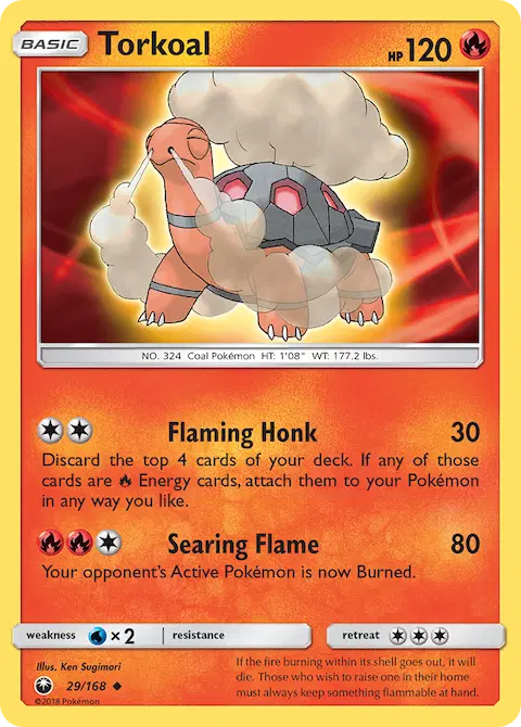 Torkoal, Celestial Storm 29/168