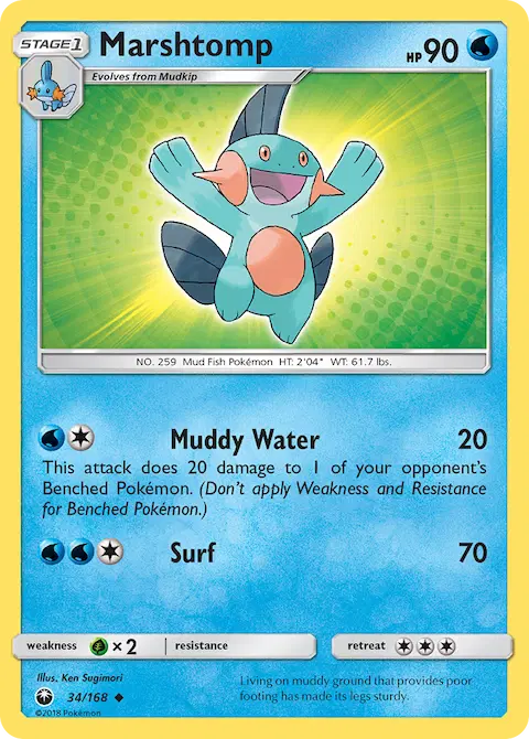Marshtomp, Celestial Storm 34/168