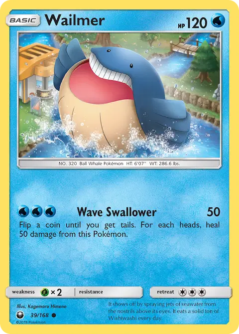 Wailmer, Celestial Storm 39/168