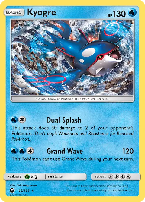 Kyogre, Celestial Storm 46/168