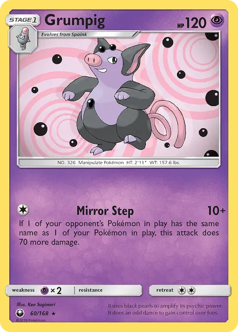 Grumpig, Celestial Storm 60/168