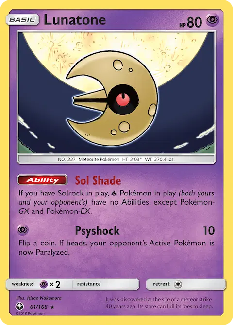 Lunatone, Celestial Storm 61/168