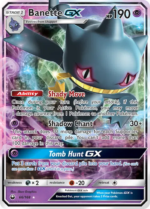 Banette GX, Celestial Storm 66/168