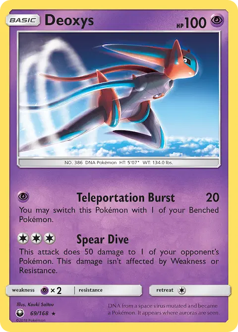 Deoxys, Celestial Storm 69/168