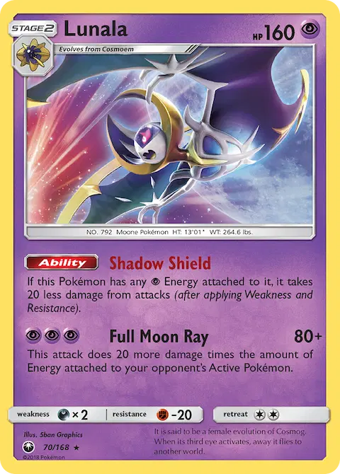 Lunala, Celestial Storm 70/168