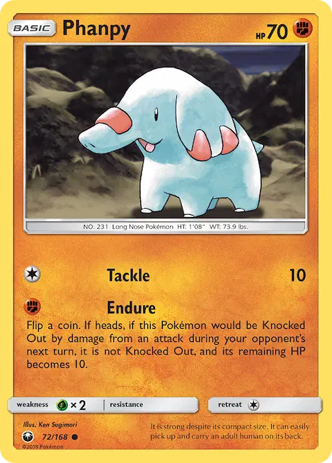 Phanpy, Celestial Storm 72/168