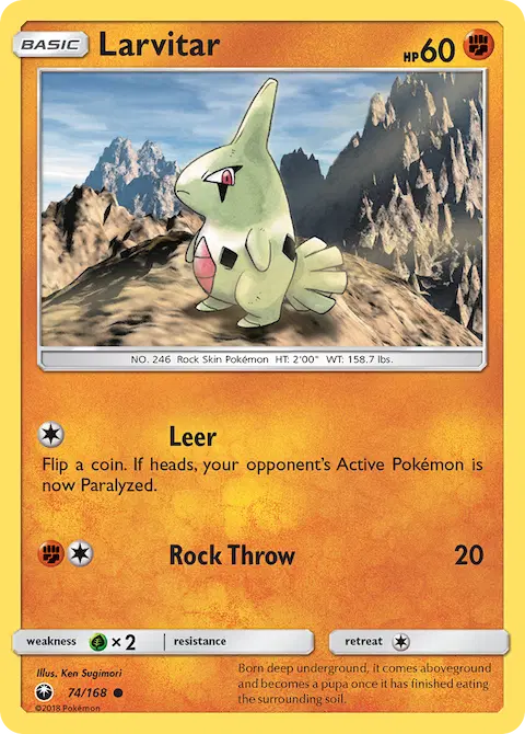 Larvitar, Celestial Storm 74/168