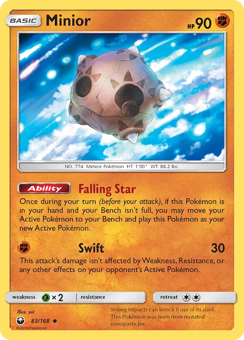 Minior, Celestial Storm 83/168