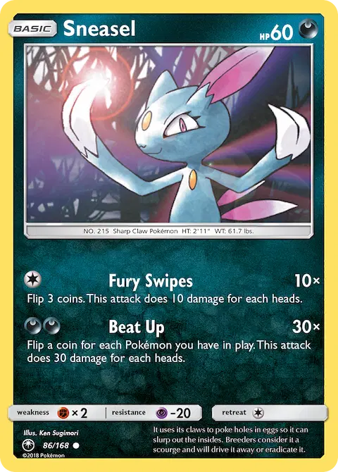 Sneasel, Celestial Storm 86/168