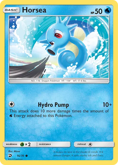 Horsea, Dragon Majesty 16/70