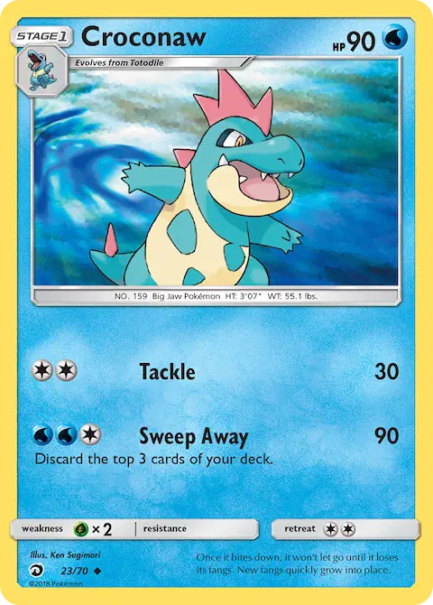 Croconaw, Dragon Majesty 23/70