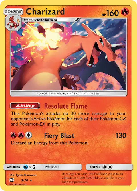 Charizard, Dragon Majesty 3/70