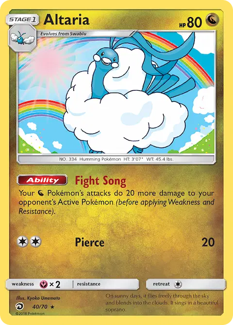 Altaria, Dragon Majesty 40/70