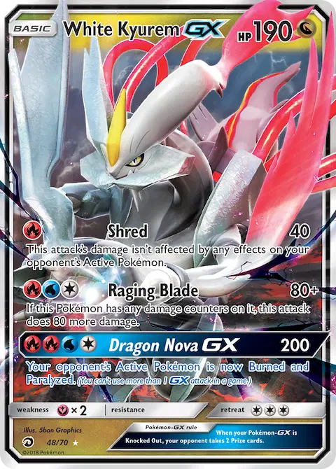White Kyurem GX, Dragon Majesty 48/70