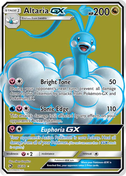 Altaria GX, Dragon Majesty 68/70