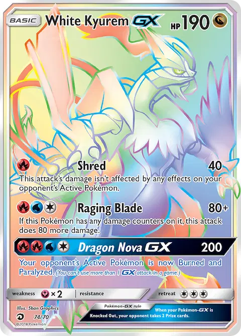 White Kyurem GX, Dragon Majesty 74/70