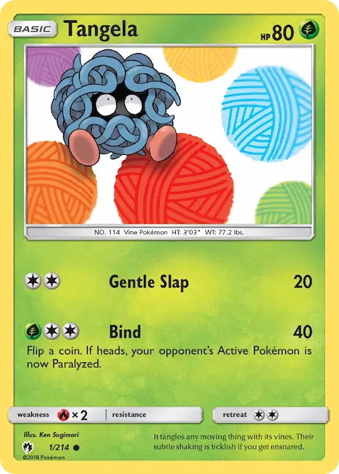 Tangela, Lost Thunder 1/214