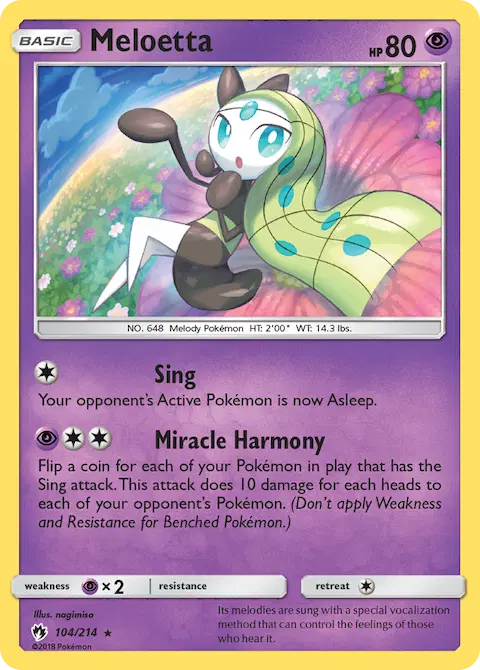 Meloetta, Lost Thunder 104/214
