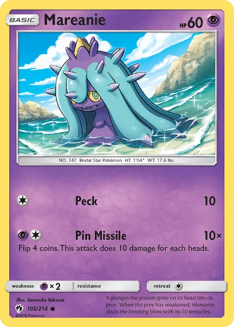 Mareanie, Lost Thunder 105/214