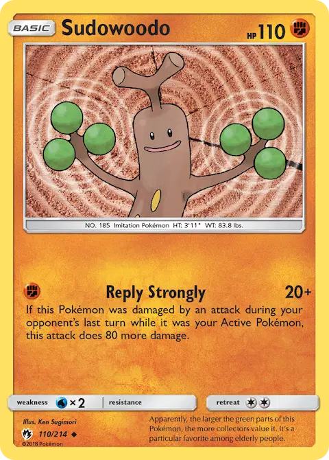 Sudowoodo, Lost Thunder 110/214