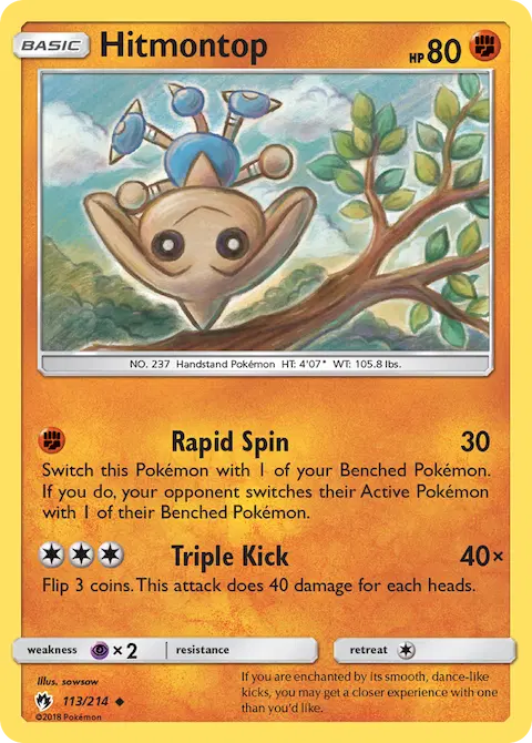 Hitmontop, Lost Thunder 113/214