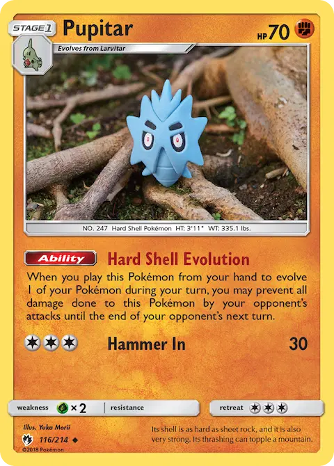 Pupitar, Lost Thunder 116/214
