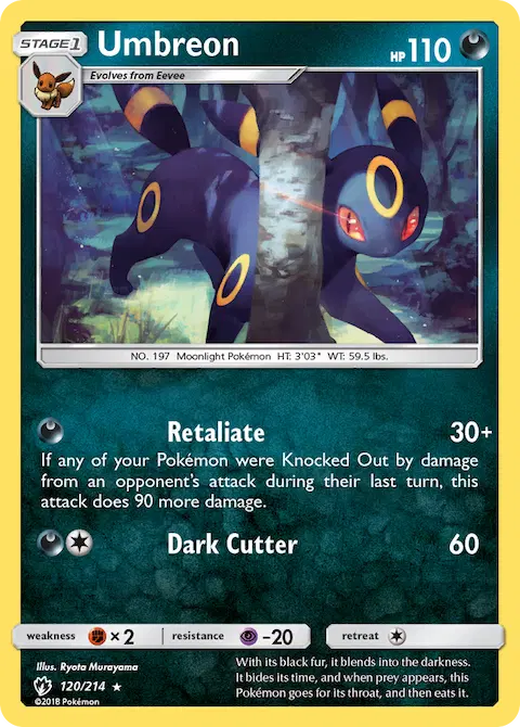 Umbreon, Lost Thunder 120/214