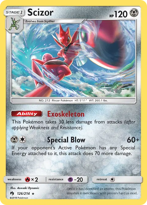 Scizor, Lost Thunder 126/214