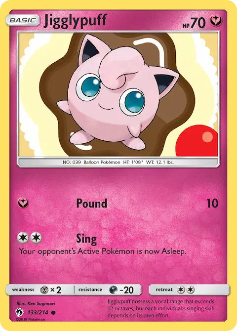 Jigglypuff, Lost Thunder 133/214