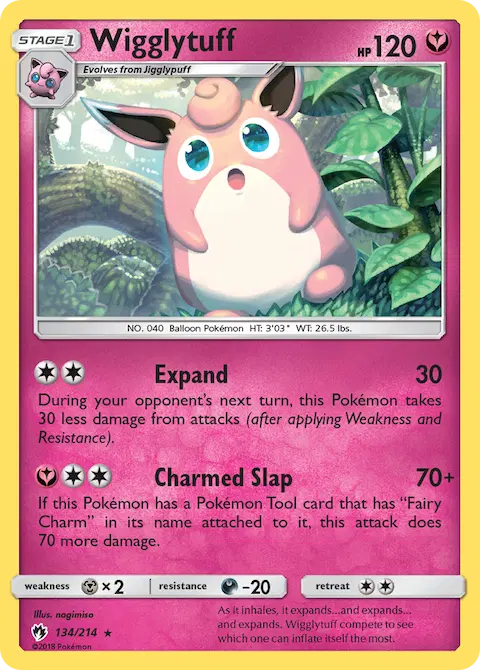 Wigglytuff, Lost Thunder 134/214