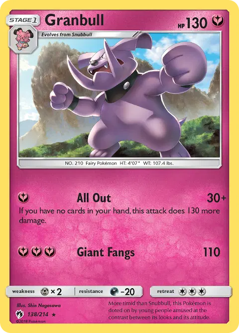 Granbull, Lost Thunder 138/214