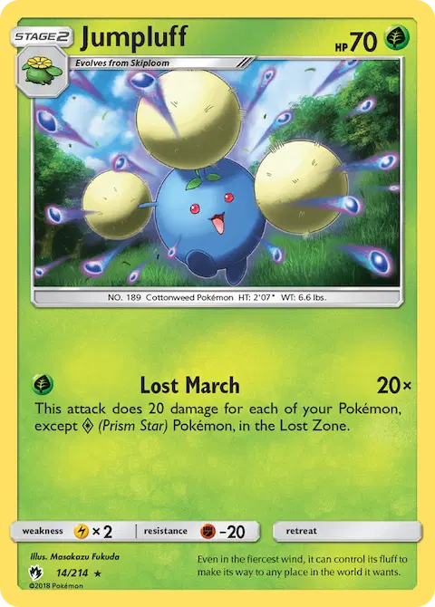 Jumpluff, Lost Thunder 14/214