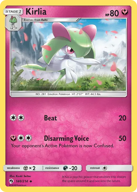 Kirlia, Lost Thunder 140/214